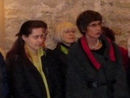 die Künstlerinnen Sabine Krist und Brigitte Petry © Kunst im Karner - St. Othmar