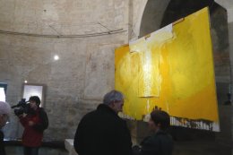 Vernissage AUFERSTEHUNG (Hermann Nitsch) - Dionysos oder Christus © Kunst im Karner