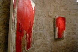 Vernissage AUFERSTEHUNG (Hermann Nitsch) - Dionysos oder Christus © Kunst im Karner