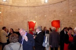 Vernissage AUFERSTEHUNG (Hermann Nitsch) - Dionysos oder Christus © Kunst im Karner