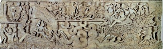 Jona-Sarkophag, röm.,3.Jhdt, Vatikanische Museen, Rom