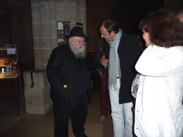 AUFERSTEHUNG - Dionysos oder Christus ? Hermann Nitsch improvisiert an der Walcker-Orgel in St. Othmar © Kunst im Karner
