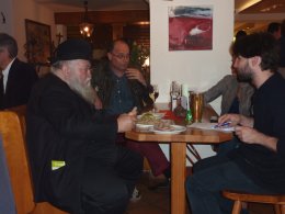 AUFERSTEHUNG - Dionysos oder Christus ? Hermann Nitsch improvisiert an der Walcker-Orgel in St. Othmar © Kunst im Karner