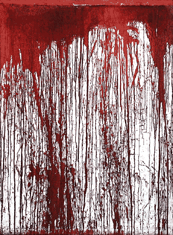 Schüttbild - Copyright Hermann Nitsch