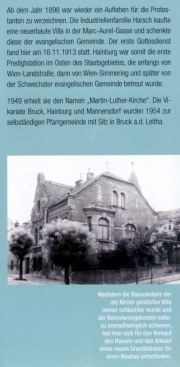 Folder Martin-Luther-Kirche in Hainburg © http://evang-hainburg-bruck.at 