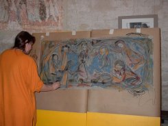 Workshop mit Doris Frass © Kunst im Karner - St. Othmar