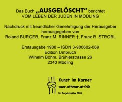 CD Cover "Ausgelöscht" © Hommage a Franz M. Rinner - Kunst im Karner - St. Othmar