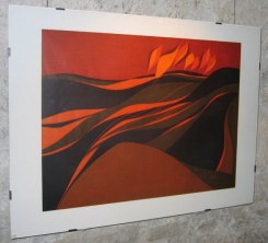Kreuzholzschnitt von Benedikt Traut © Kunst im Karner - St. Othmar
